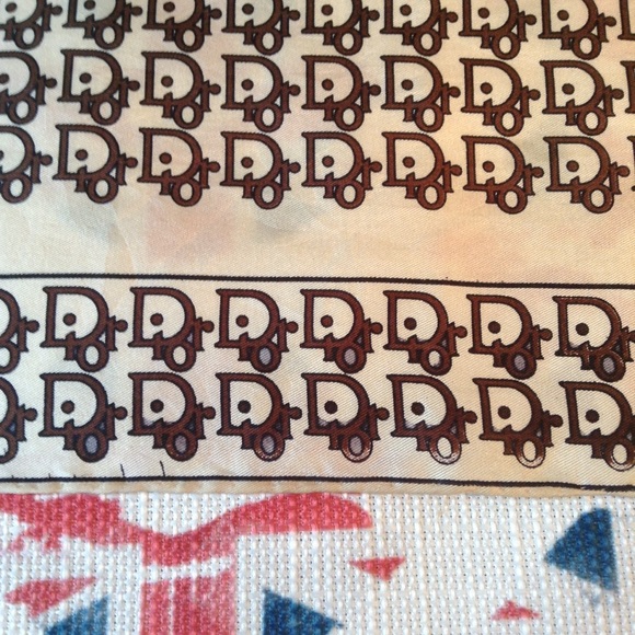 Vintage Christian Dior Trotter Pattern Silk Scarf - Picture 6 of 6